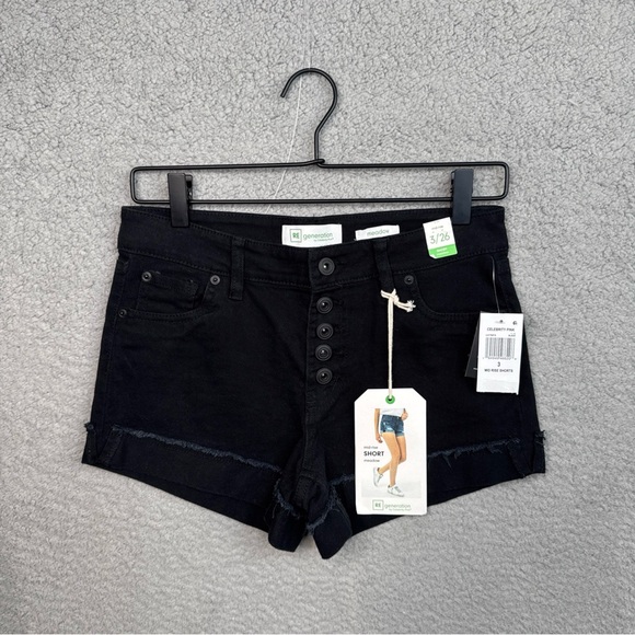 Celebrity Pink RE Generation Short Meadow Black Mid-rise 3/26 NWT - Picture 1 of 11